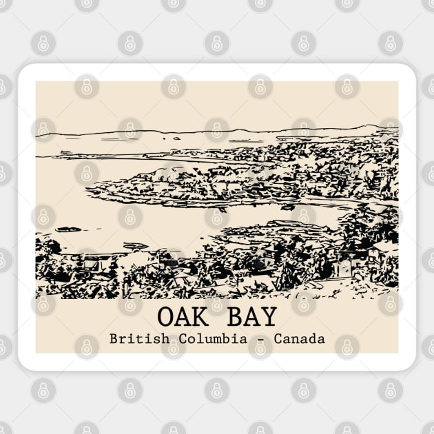 Oak Bay - British Columbia Magnet by Lakeric